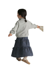 Load image into Gallery viewer, BB2342PCW-Autumn parent-child brushed plaid skirt
