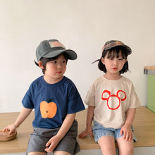 Load image into Gallery viewer, 21381SE-Korean summer cartoon print children's short-sleeved T-shirt