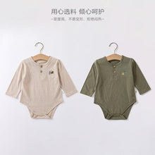 Load image into Gallery viewer, D23205LS-Autumn pure cotton fruit embroidery long-sleeved bodysuit