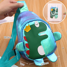 Load image into Gallery viewer, 82601AC- Korean cartoon little dinosaur crossbody canvas bag