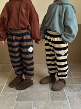 Load image into Gallery viewer, D83385PA-Autumn and winter one-piece velvet striped casual trousers