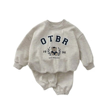 Load image into Gallery viewer, Y8352TG-Autumn Bear Letter Printed Long Sleeve Sweater + Pants Two-piece Set