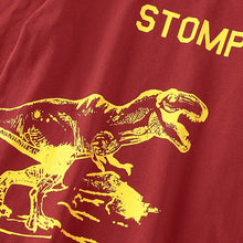 Load image into Gallery viewer, 8548SE-malwee autumn long-sleeved round-neck Tyrannosaurus print top
