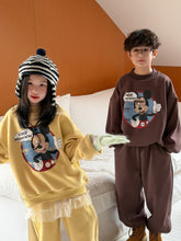 Load image into Gallery viewer, 2025D202TG-冬季復古卡通MK加絨休閒兩件套