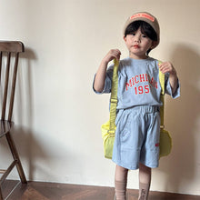 Load image into Gallery viewer, X83695TG-Summer Cotton Loose 1957 Short Sleeve Top + Shorts Set