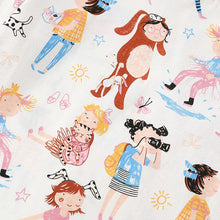 Load image into Gallery viewer, 8737JG-Autumn European and American children's casual long-sleeved pants printed two-piece suit