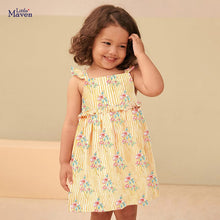 Load image into Gallery viewer, S1906DS-Summer pure cotton girls sling flower dress