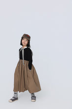 Load image into Gallery viewer, BB2629PCW-秋日法式拼接收腰洋裝