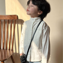 Load image into Gallery viewer, C85253SE-Spring and Autumn Pure Cotton White Japanese Long Sleeve Shirt