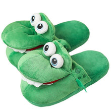 Load image into Gallery viewer, 016AC-Home indoor non-slip funny crocodile open mouth slippers