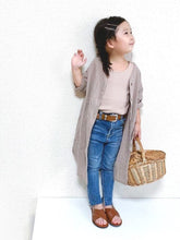 Load image into Gallery viewer, BB2108PCW-Spring and summer high elastic ribbed Morandi color vest parent-child outfit