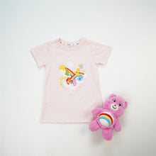 Load image into Gallery viewer, 24105PCW-Summer cotton rainbow bear parent-child dress