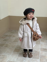 Load image into Gallery viewer, D83075SE-Winter plus fleece mid-length imitation rabbit fur cotton windbreaker