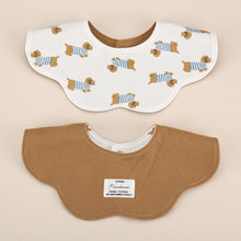 Load image into Gallery viewer, 20501AC-Korean style pure cotton double-sided bib
