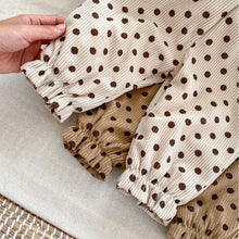 Load image into Gallery viewer, H10016PA-Autumn and winter Korean style corduroy thickened polka dot casual loose trousers