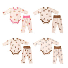 Load image into Gallery viewer, D23278TG-Men's and women's autumn and winter base warm underwear set