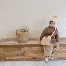 Load image into Gallery viewer, 21920AC-Autumn and winter matching artifact small cashmere girls shoulder bag