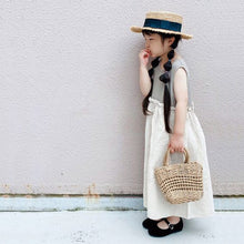 Load image into Gallery viewer, 22001PCW-Japanese style spring and summer long swing vest dress parent-child outfit