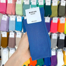 Load image into Gallery viewer, M-1605AC-Korean MARIAN Morandi color long tube socks for adults (5 pairs minimum order, can be mixed colors)