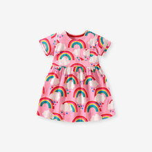 Load image into Gallery viewer, S1522DS-Little maven summer knitted cotton princess dress