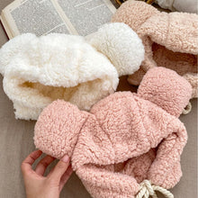 Load image into Gallery viewer, D001AC- Bear shape windproof warm headband plush hat