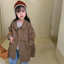 Load image into Gallery viewer, Q83051SE-Autumn Korean style large button solid color long-sleeved windbreaker jacket