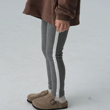 Load image into Gallery viewer, BB2436PA-Autumn Japanese style girls' side striped leggings