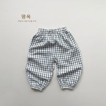 Load image into Gallery viewer, 88086PA- Very good ~ Plaid anti-mosquito pants children's summer thin outer wear long pants boys and girls Korean version all-match trendy children's clothing
