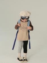 將圖片載入圖庫檢視器 BB2339PCW-秋款拼色字母印花磨毛長袖親子上衣