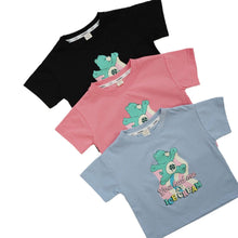 Load image into Gallery viewer, 24071PCW-Summer Korean ICE CREAM Bear Cotton Parent-child Top