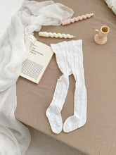 將圖片載入圖庫檢視器 W021AC-夏季薄款透氣網眼純色百搭連腳褲襪