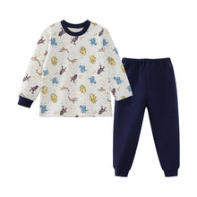 Load image into Gallery viewer, T3C642JG-Autumn and winter children's air cotton Japanese style home clothes suit