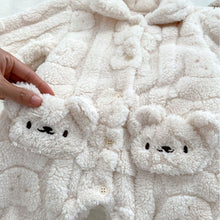 Load image into Gallery viewer, H10057LS-Super cute baby bear jumpsuit home clothes