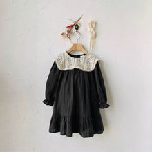 Load image into Gallery viewer, Y6307DS-Spring Girls Lace Large Lapel Princess Dress