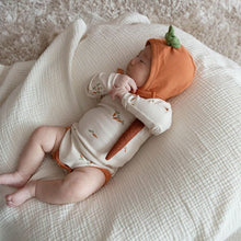 Load image into Gallery viewer, 081504LS-Autumn Carrot Print Baby Sweater + Hat