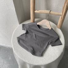 Load image into Gallery viewer, Y7417SE-Summer half-sleeved solid color top