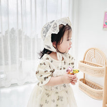 Load image into Gallery viewer, MDBRS2219DS-Summer floral mesh baby girl short-sleeved skirt