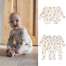 Load image into Gallery viewer, D23295LS-Four Seasons Cotton Baby Long Sleeve Pajamas Climbing Clothes