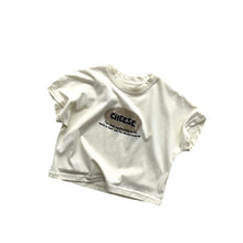 Load image into Gallery viewer, 88068SE-Summer Korean cheese short-sleeved T-shirt