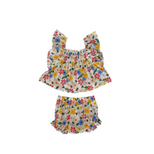 Load image into Gallery viewer, H10029TG- Summer cool floral sleeveless top + shorts two-piece set