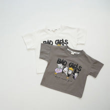 Load image into Gallery viewer, 24069PCW-Spring and Summer Korean Loose Short Sleeve Bad Girls Parent-child Top