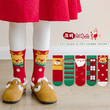 將圖片載入圖庫檢視器 ML23873AC-聖誕新年系列中筒襪【五入組】