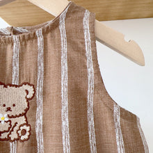 Load image into Gallery viewer, 6198LS-Thin summer bear suspenders one-piece crawling suit