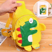 Load image into Gallery viewer, 82601AC- Korean cartoon little dinosaur crossbody canvas bag