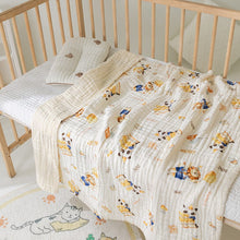 Load image into Gallery viewer, 2076AC-Cartoon Printed Baby Gauze Newborn Soft Absorbent Blanket Bath Towel