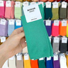 Load image into Gallery viewer, M-1605AC-Korean MARIAN Morandi color long tube socks for adults (5 pairs minimum order, can be mixed colors)