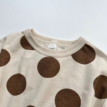 Load image into Gallery viewer, BB2450PCW-Autumn Japanese style girl's full print polka dot parent-child dress