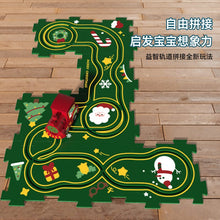 Load image into Gallery viewer, 121AC-Children's educational electric puzzle track car DIY city map scene building boy toys wholesale
