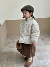 將圖片載入圖庫檢視器 D83200PCW-冬季韓版加絨厚碎花夾棉親子外套