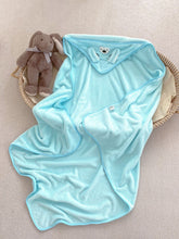 Load image into Gallery viewer, A08AC-Soft absorbent bathrobe with hood for infants and young children